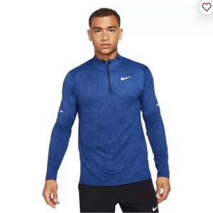 Nike Men's Performance Blue Quarter-Zip Jacket